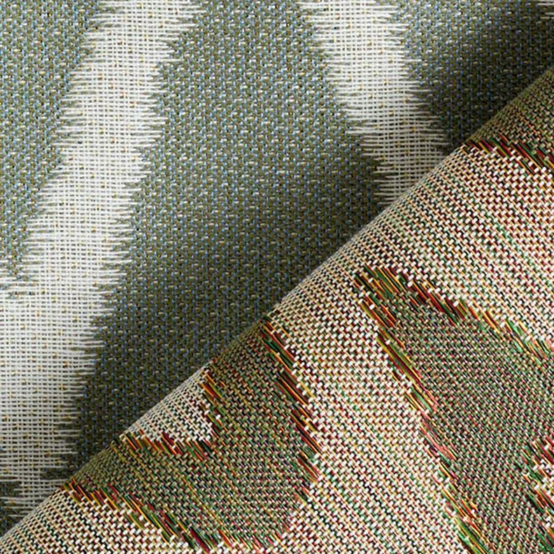 Outdoorstoff Jacquard Ikatmuster – schilf,  image number 4