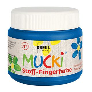 MUCKI Stoff-Fingerfarbe [ 150 ml ] | Kreul – blau, 