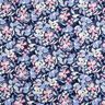 Sommersweat große Blumen | Poppy Fabrics – jeansblau,  thumbnail number 1