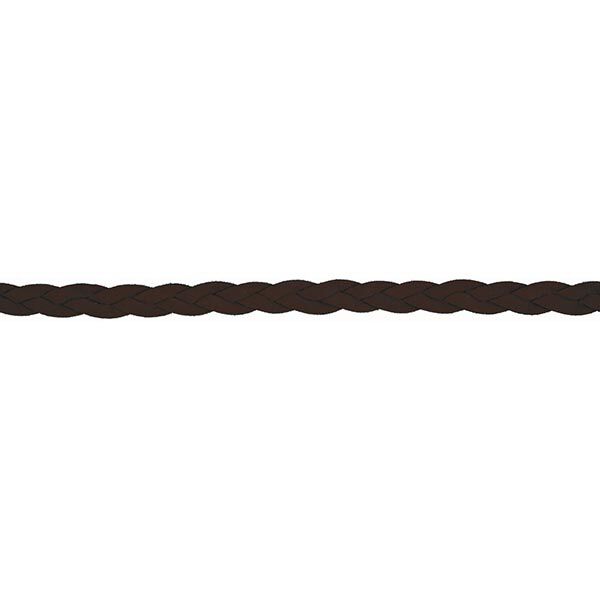 Geflochtene Kordel [ 10 mm ] – schokolade,  image number 2