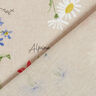 Dekostoff Halbpanama Alpenblumen – natur/blau,  thumbnail number 4