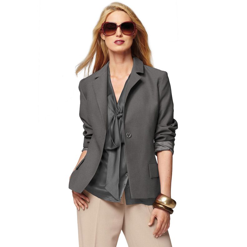 Bi-Stretch Gabardine – schiefergrau,  image number 6