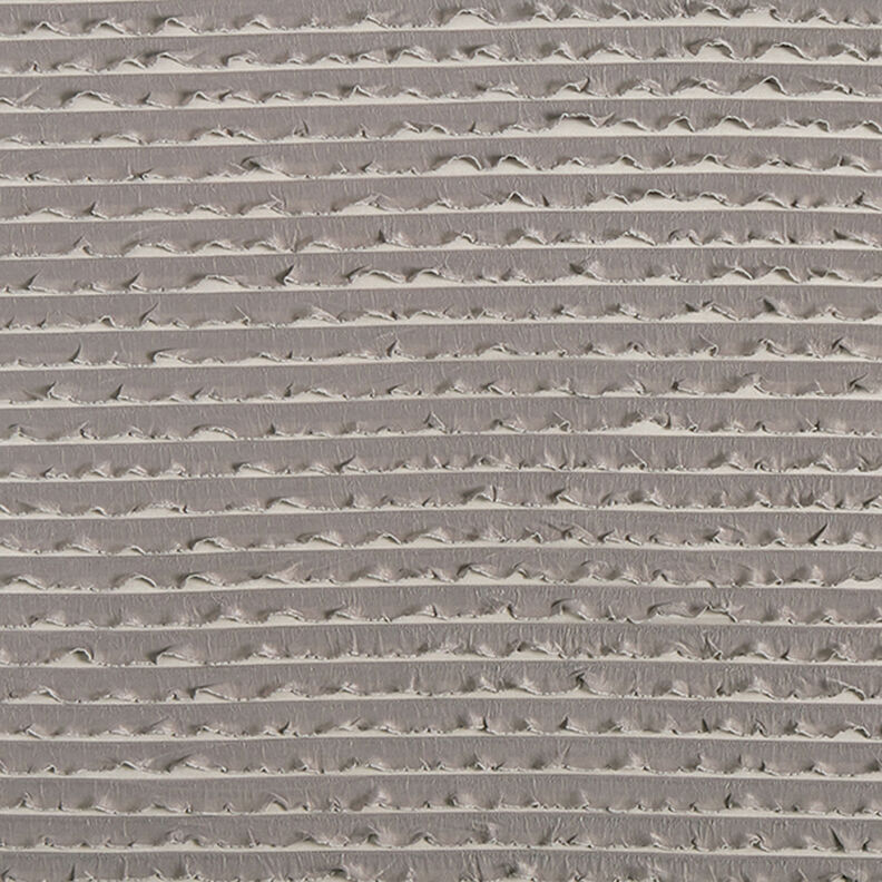 Rüschen Jersey Batik Querstreifen – dunkeltaupe,  image number 1