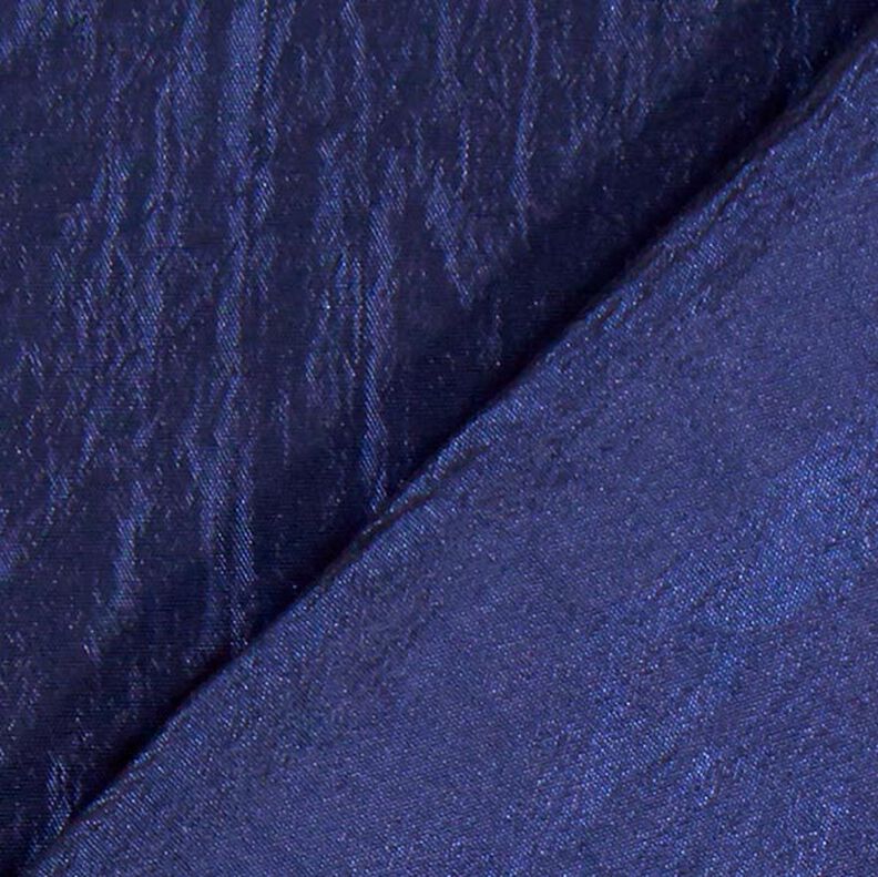 Taftstoff Crash – marineblau | Reststück 60cm,  image number 3