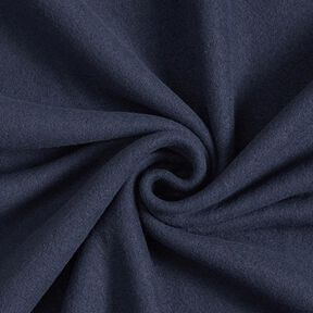Baumwollfleece Uni – nachtblau, 