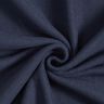 Baumwollfleece Uni – nachtblau | Reststück 70cm,  thumbnail number 1