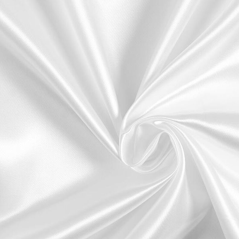 Polyestersatin – weiss, image number 1