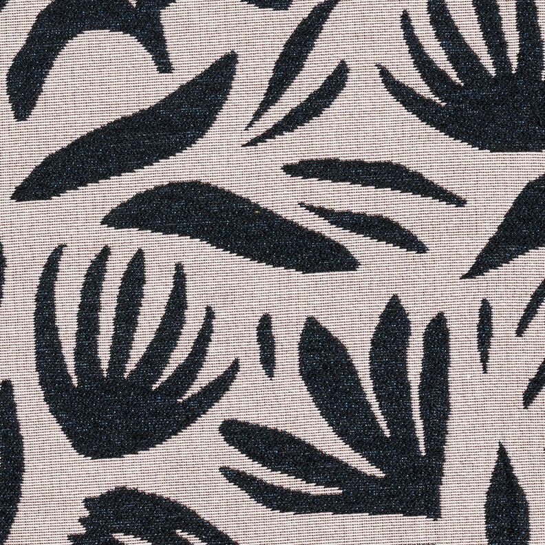 Dekostoff Gobelin abstrakte Pflanzen – hellbeige/schwarz, image number 6
