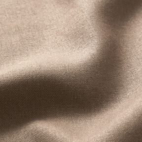 Reinleinen schwer Uni – dunkeltaupe, 