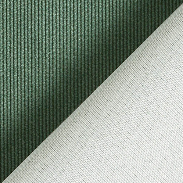 Polsterstoff Babycord – dunkelgrün | Reststück 100cm