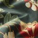 Dekostoff Canvas nostalgische Blüten – dunkelgrün,  thumbnail number 2