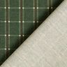 Dekostoff Halbpanama elegantes Karo – tannengrün/karminrot,  thumbnail number 4
