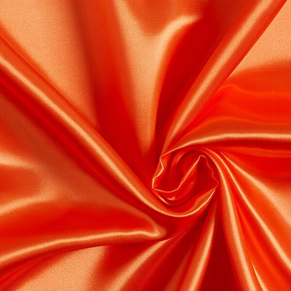 Polyestersatin – orange,  image number 1