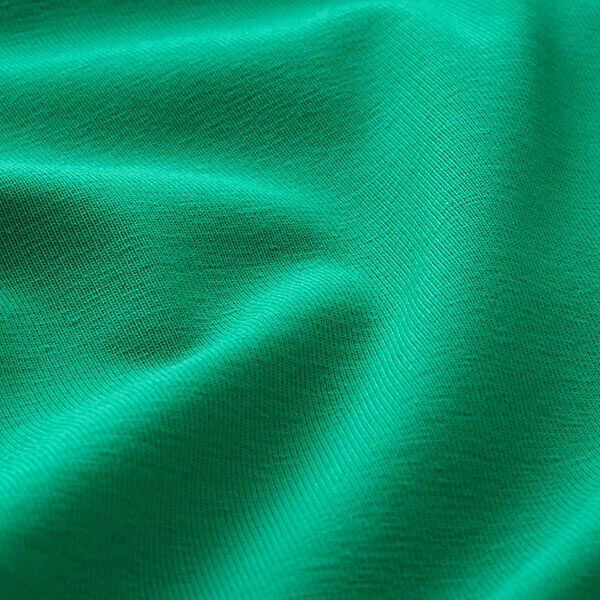 Baumwolljersey Medium Uni – grün | Reststück 50cm