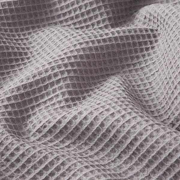 Waffelpiqué – grau | Reststück 100cm