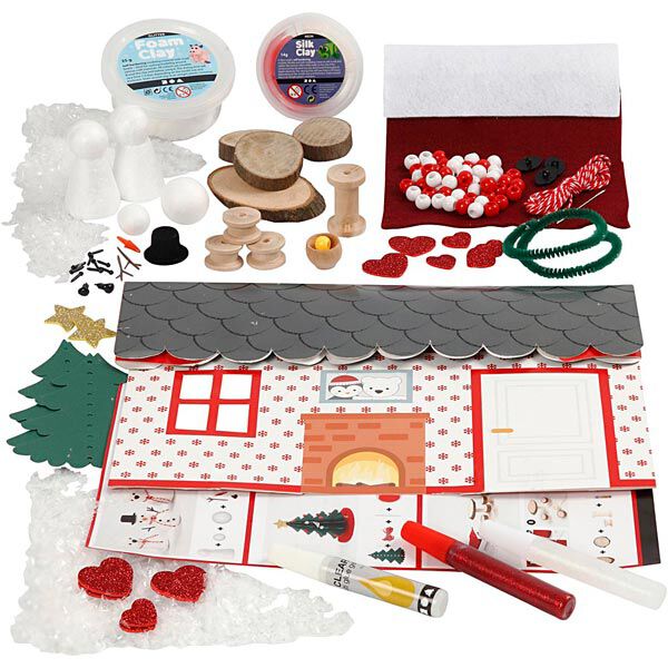 DIY-Set Weihnachtliches Puppenzimmer,  image number 3