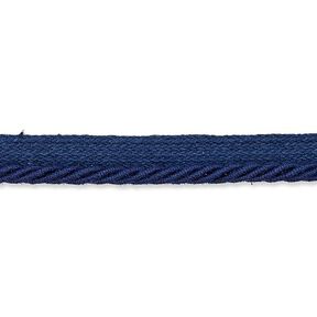 Kordel-Paspelband [9 mm] - marineblau, 