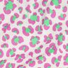 Musselin/ Doppel-Krinkel Gewebe bunter Leo Print | Poppy Fabrics – elfenbein/hellgrün,  thumbnail number 2