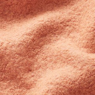 Mantelboucle Uni – koralle, 