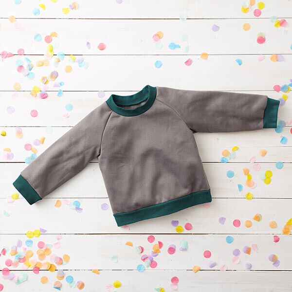 Bündchenstoff Uni – tannengrün | Reststück 50cm