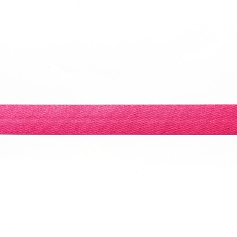 Schrägband Satin [20 mm] – intensiv pink,  image number 1