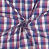 Baumwollstoff Karo bunt gewebt &ndash; rotlila,  thumbnail number 3