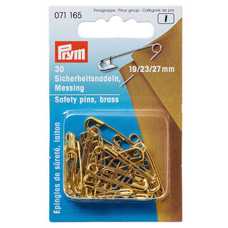 Sicherheitsnadeln [19/23/27 mm] | Prym – gold, 