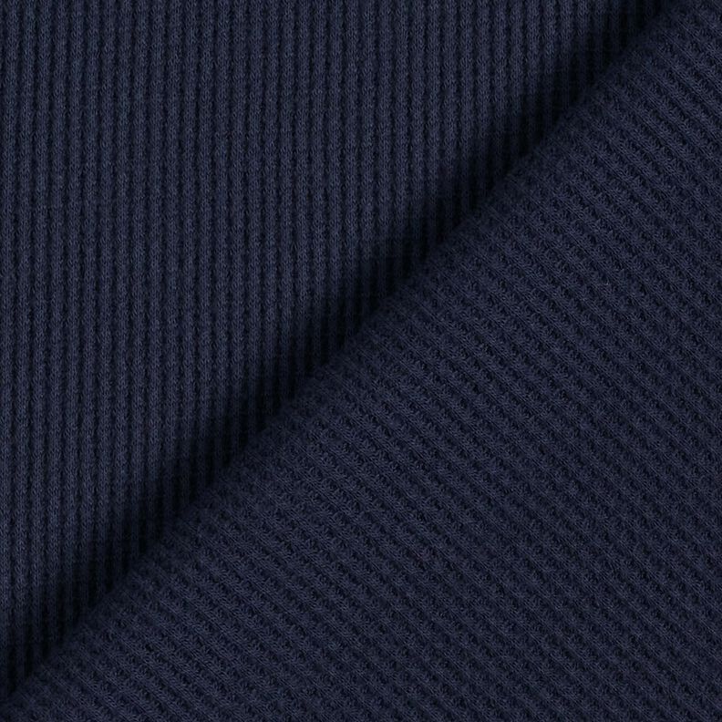 Waffeljersey Uni – nachtblau,  image number 3