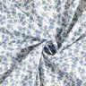 Baumwollpopeline Blümchenmeer – jeansblau/weiss,  thumbnail number 3
