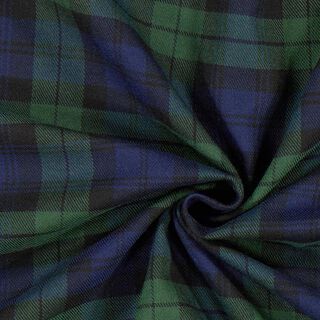 Schottenkaro Stretch – navy/grün, 