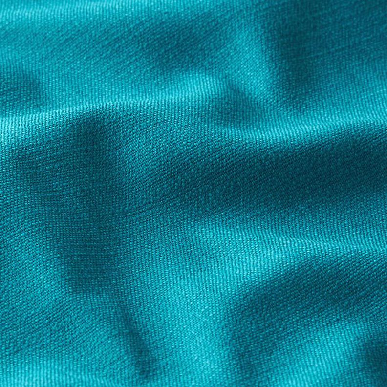Stretch Leinenstoff Mix – petrol, image number 2