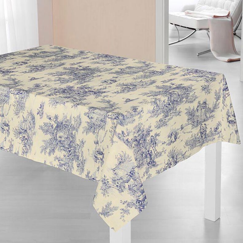Dekostoff Pastorale 280 cm – blau,  image number 5