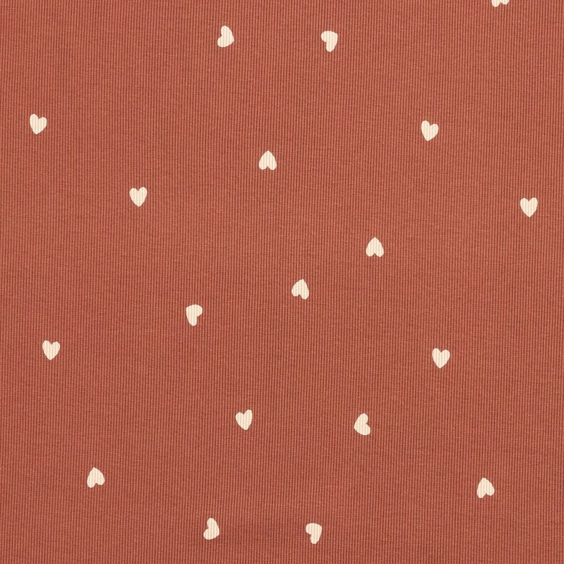 Rippenjersey Herzen – rot,  image number 1