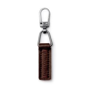 Fashion-Zipper Lederimitat [ 55 x 9 x 3 mm ] | Prym – braun, 