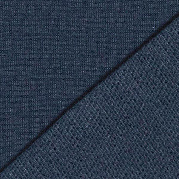 Bündchenstoff Uni – nachtblau | Reststück 50cm