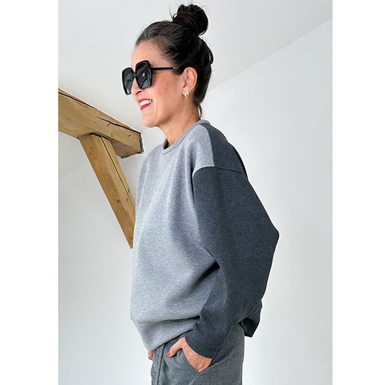 FRAU ZORA Oversized Sweater mit breitem Saumbund | Studio Schnittreif | XS-XXL,  image number 4
