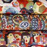 Dekostoff Gobelin abstrakte Gesichter – schwarz,  thumbnail number 4