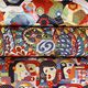 Dekostoff Gobelin abstrakte Gesichter – schwarz,  thumbnail number 4