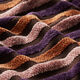 Strickstoff Chenille Streifen – braun,  thumbnail number 2