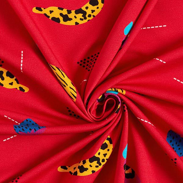 Baumwolljersey tierische Früchte | DIY Eule – rot, image number 4