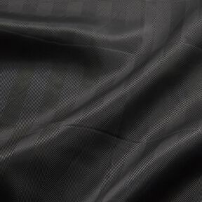 Futterstoff Jacquard Fischgrat – schwarz, 