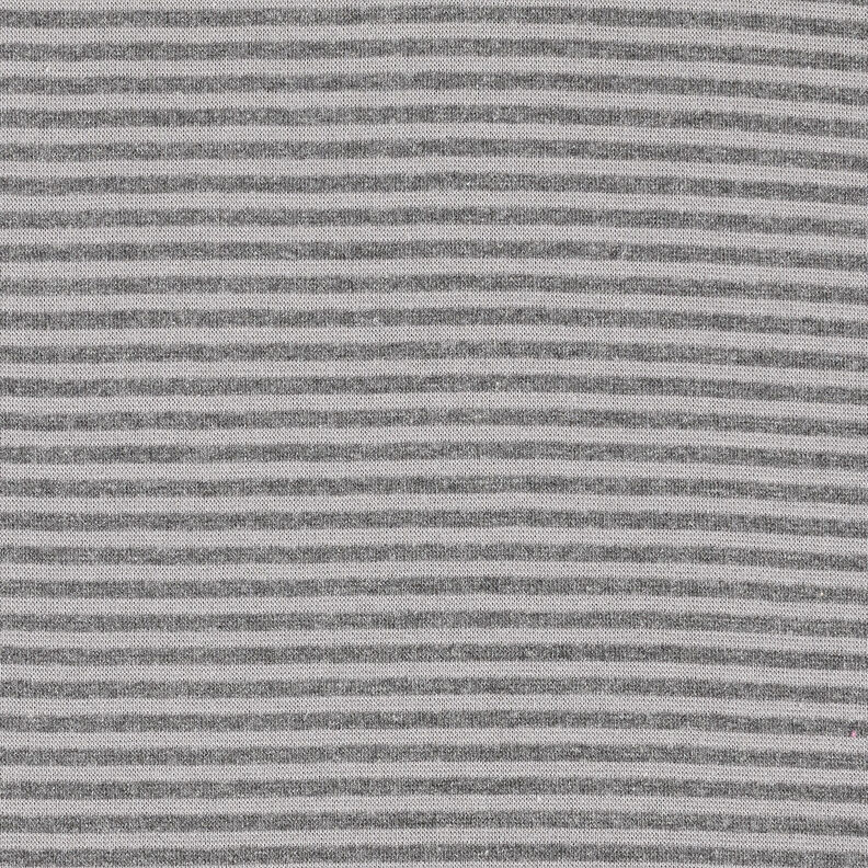 Bündchen Schlauchware Streifen – silber/dunkelgrau,  image number 1