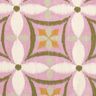 Dekostoff Canvas Stickerei-Look groß – pastellviolett/hellbeige,  thumbnail number 1