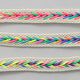 Dekoband mit Fischgät-Muster [ 20 mm ] – beige/neonpink,  thumbnail number 2