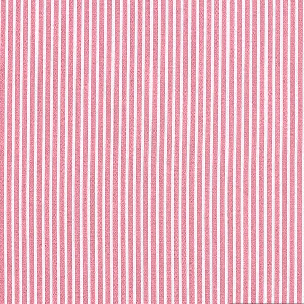 Baumwollpopeline Streifen – rosa/weiss | Reststück 50cm