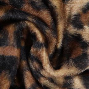 Tierfellimitat Leopardenmuster | Reststück 80cm, 