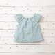 Popeline Igel und Pilze  – babyblau,  thumbnail number 6