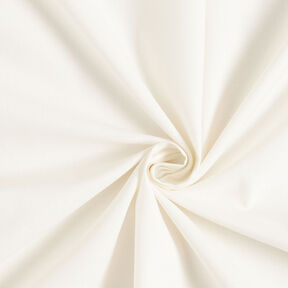 Baumwollstoff Cretonne Uni – wollweiss, 