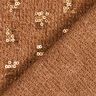 Strickstoff Glitzerpailletten Kästchen – karamell,  thumbnail number 4