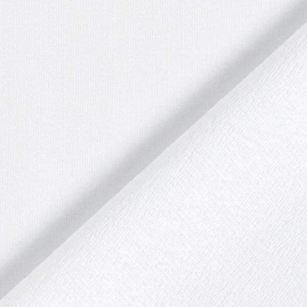 Leichter French Terry Uni – weiss | Reststück 50cm